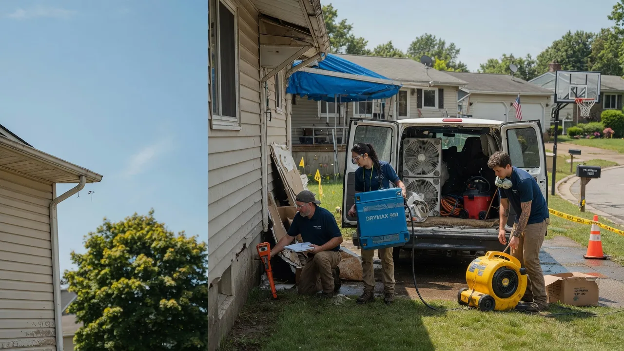 Ceiling Leak Cleanup in Sherman, IL near me